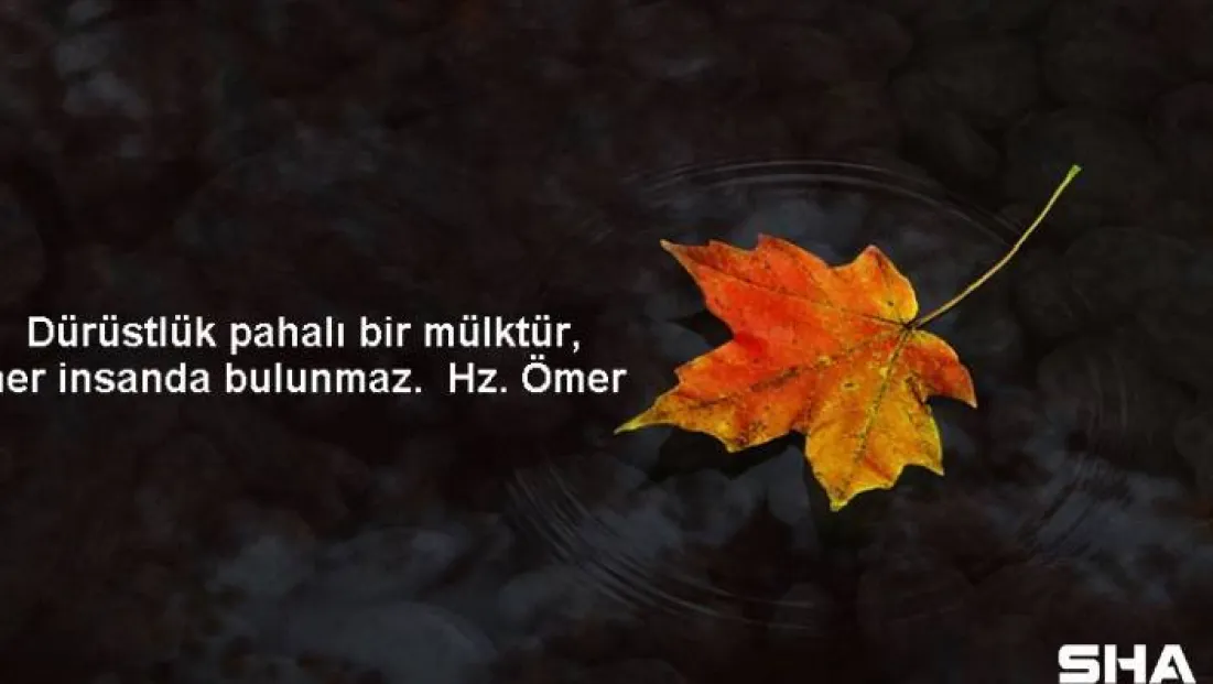 Dürüstlük, sorumlu davranmaktır!