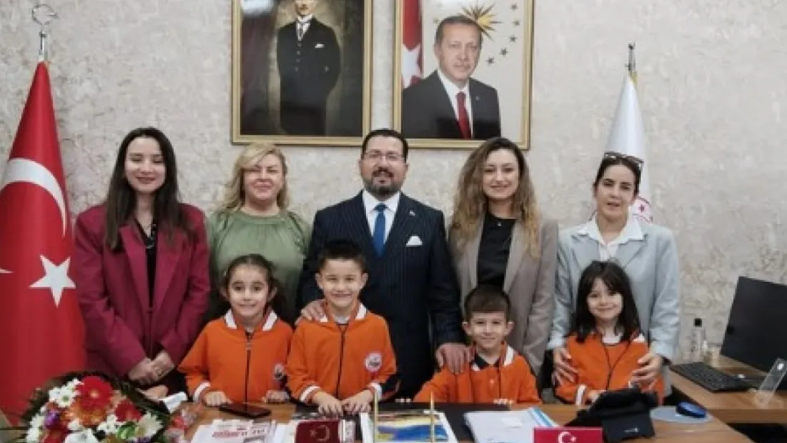 Abdullah Aliye Can Anaokulu’ndan İlçe Millî Eğitim Müdürü’ne Öğretmenler Günü Ziyareti