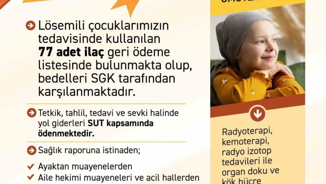 Bakan Işıkhan'dan Lösemili Çocuklar Haftası paylaşımı