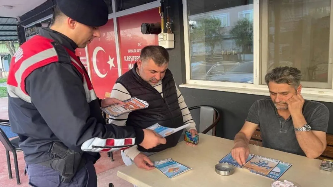 Jandarma dolandırıcılığa karşı sahada: Vatandaş tek tek bilgilendirildi