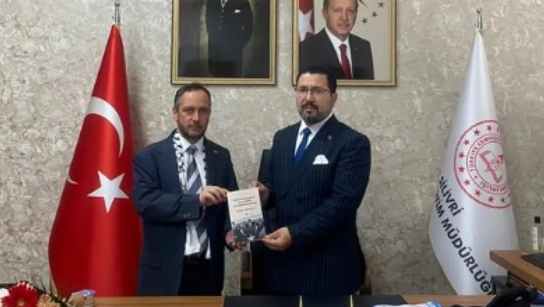 Saadet Partisi’nden İlçe Millî Eğitim Müdürü Damat’a Öğretmenler Günü Ziyareti