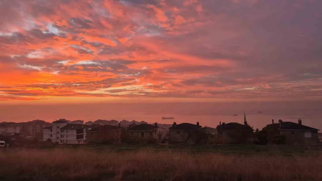 Tekirdağ'da muhteşem görüntü: Renklerin dansı