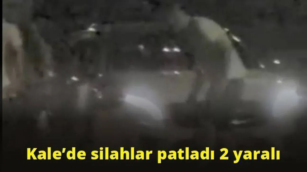Kale'de silahlar patladı 2 yaralı