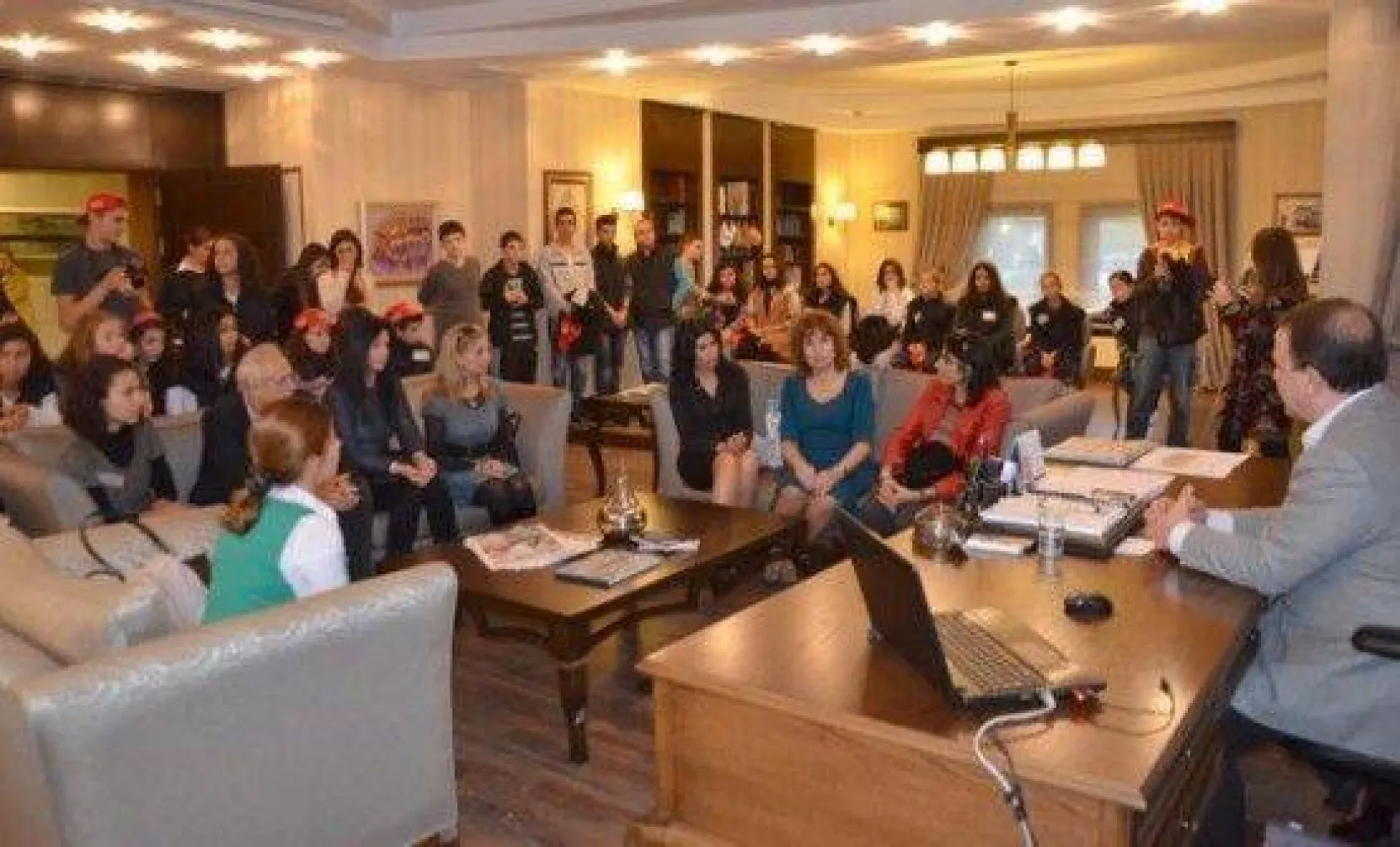 Gençlik Projesi Öğrencileri Işıklar'ı Ziyaret Etti