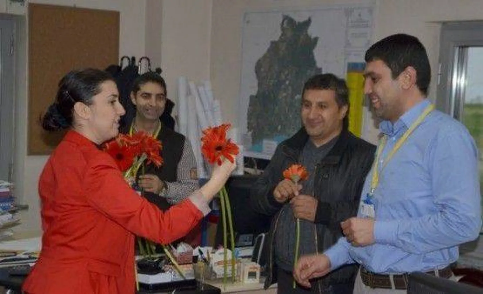 Belediye Personeli Sevgililer Gününü Kutladı