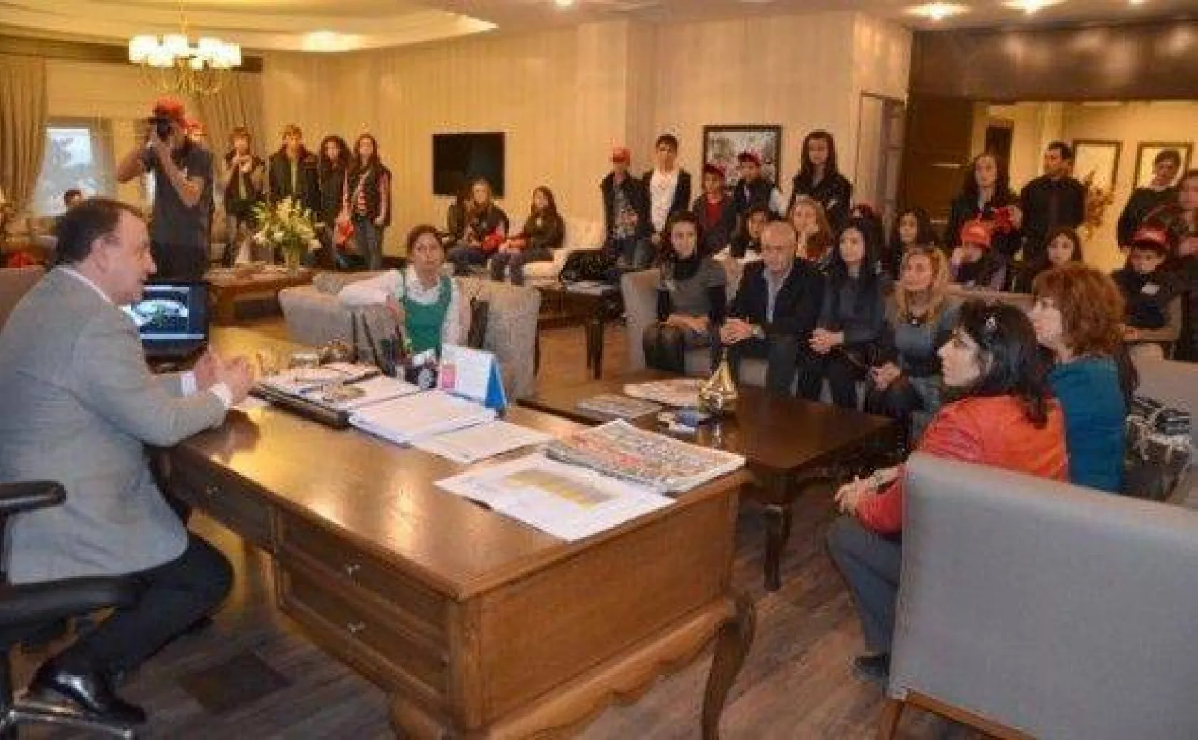 Gençlik Projesi Öğrencileri Işıklar'ı Ziyaret Etti