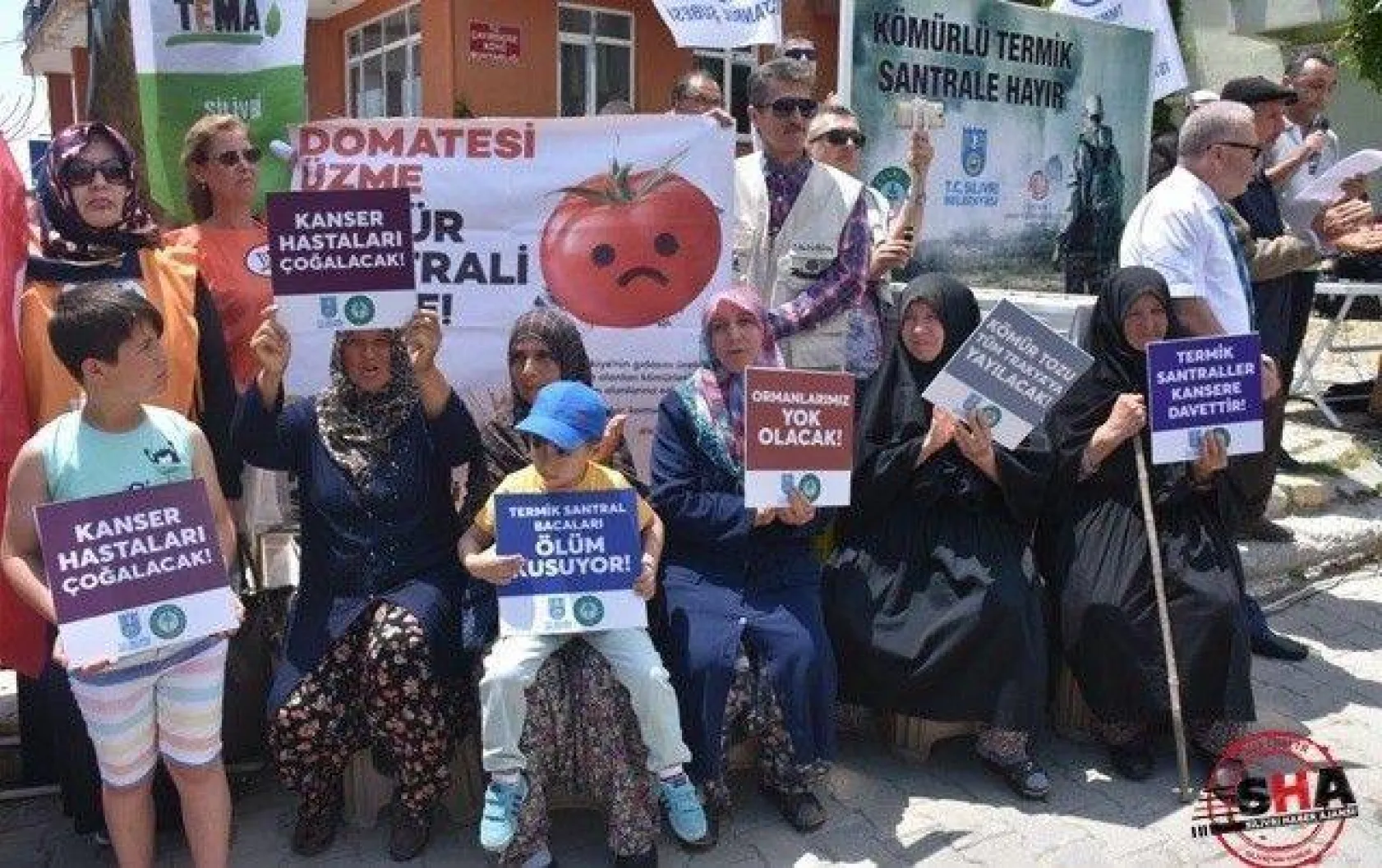 Silivri'de termik santral yapımına tepki