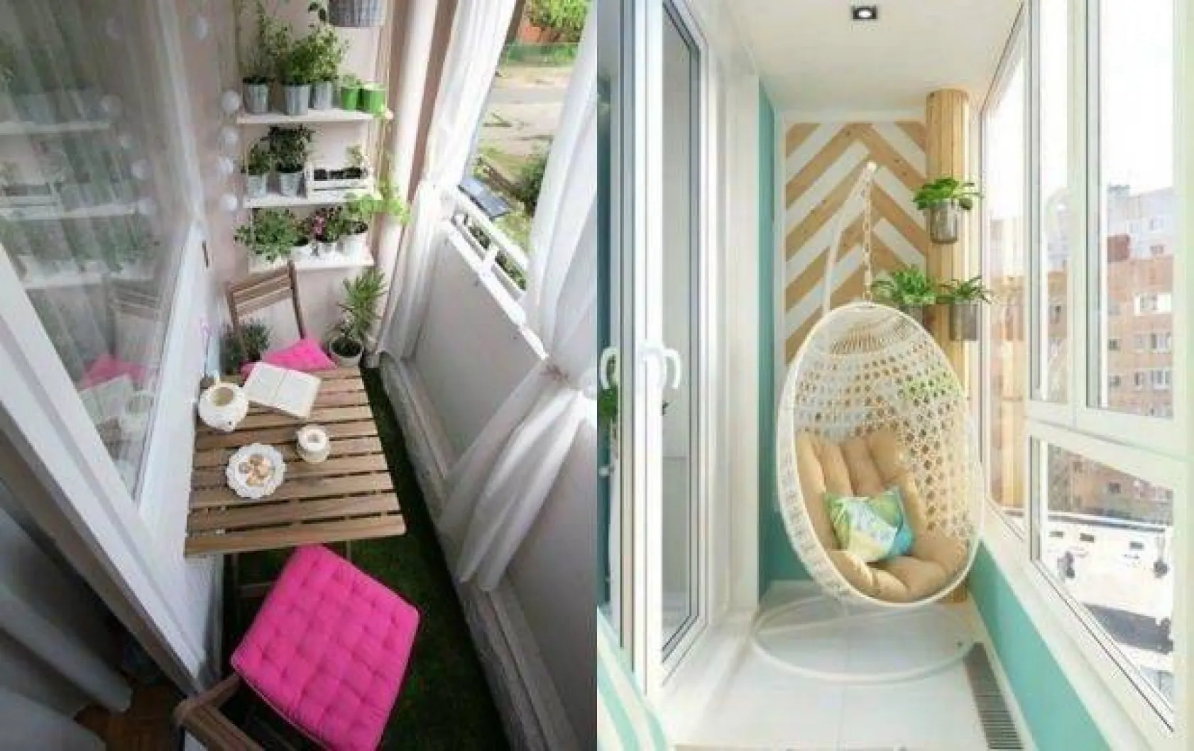 Balkon dekorasyon fikirleri