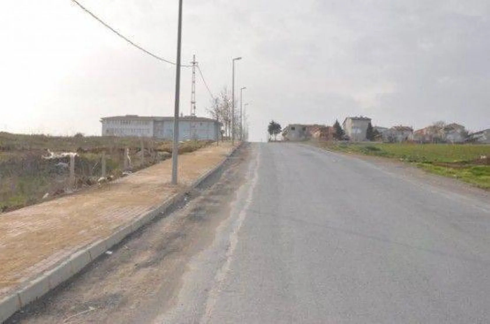 Çağdaşkent Yoluna Kaldırım Düzenlemesi