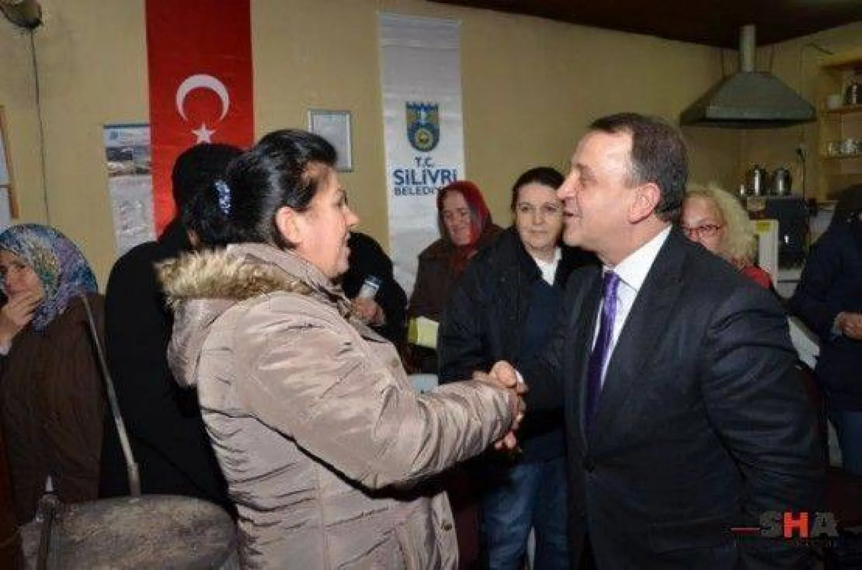 Kılıçlı'da Işıklar ve Ekibini Kadınlar Karşıladı