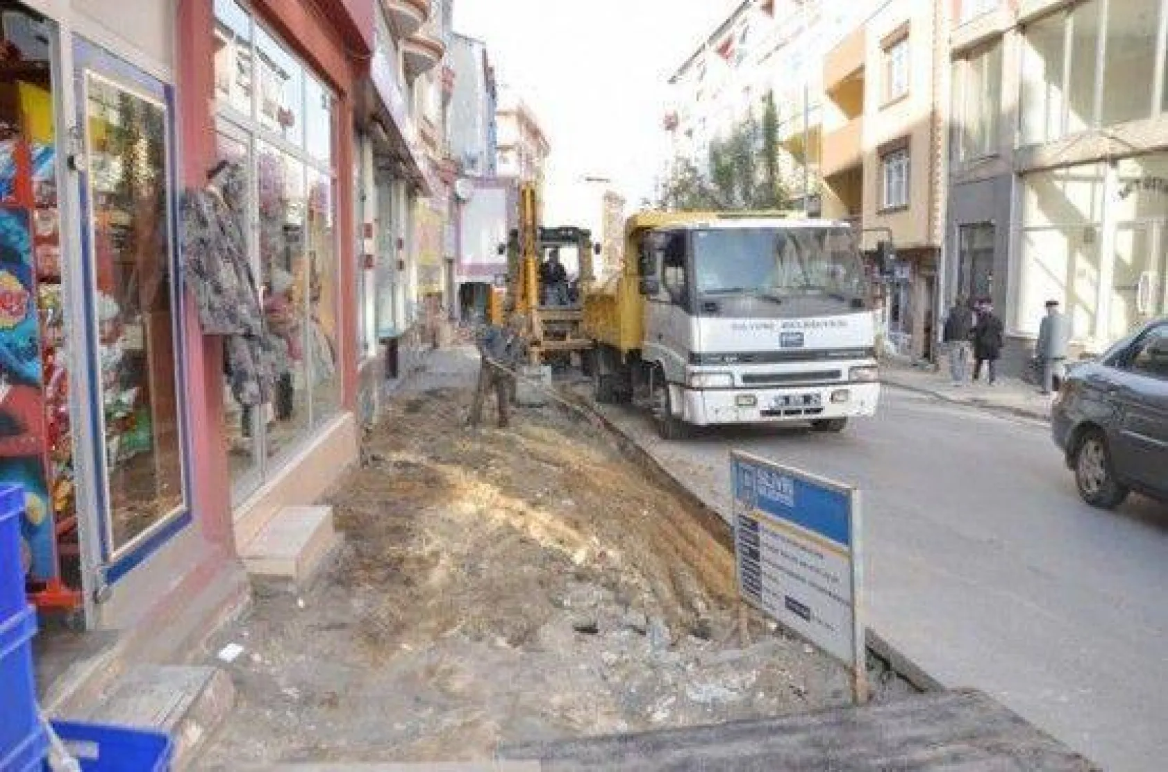 Kara Mustafa Caddesi düzenlemeleri başladı