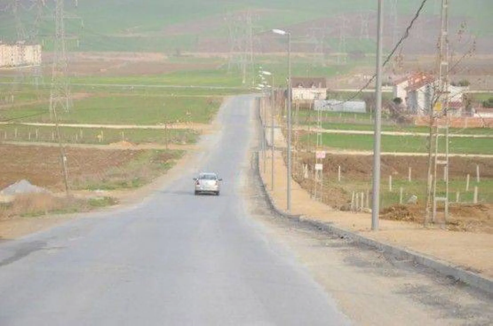 Çağdaşkent Yoluna Kaldırım Düzenlemesi