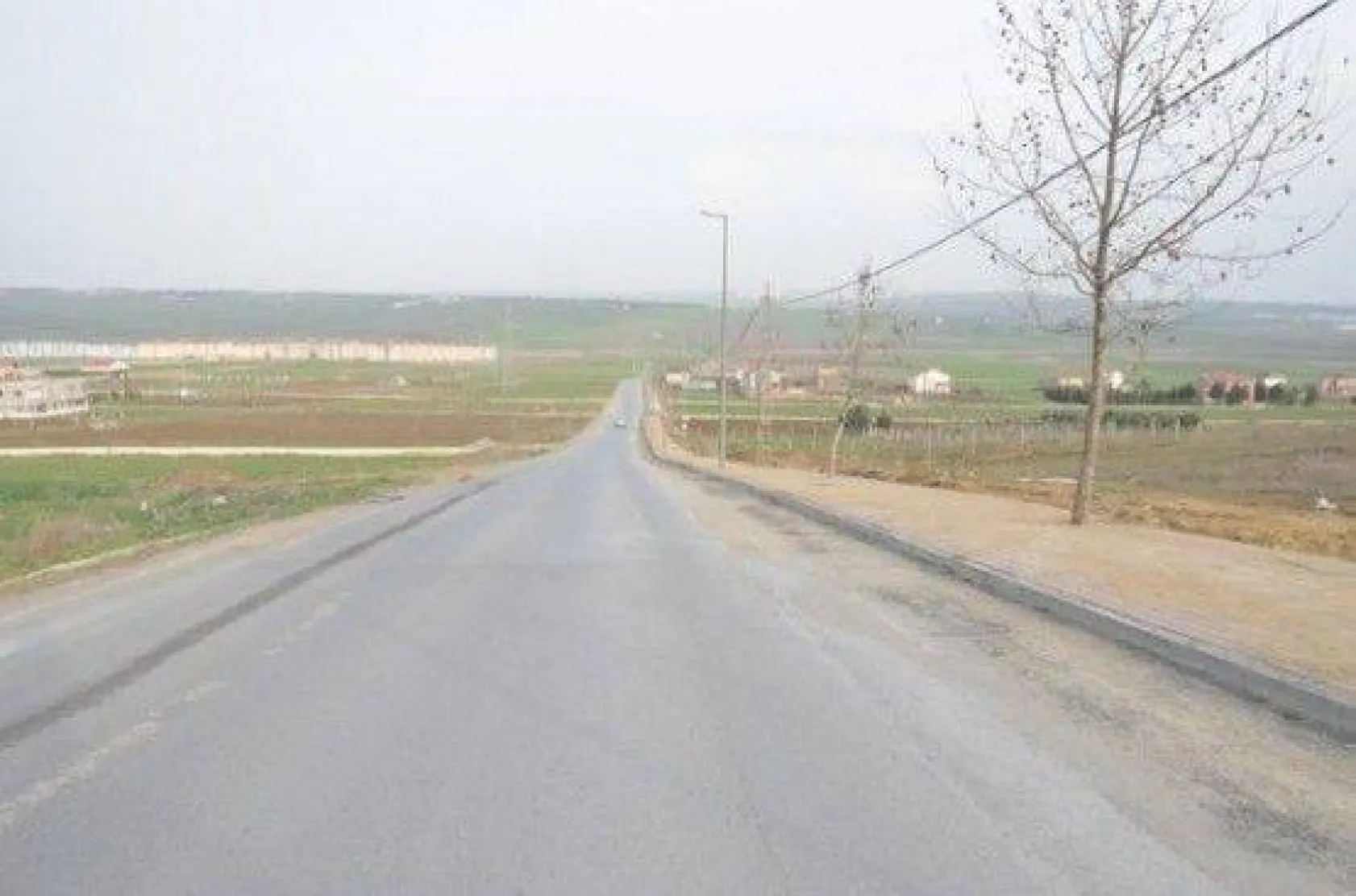 Çağdaşkent Yoluna Kaldırım Düzenlemesi