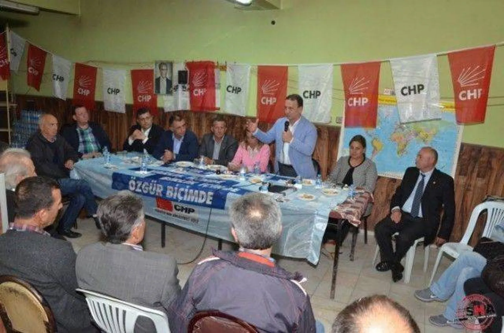 CHP İlçe Örgütü Akören'deydi