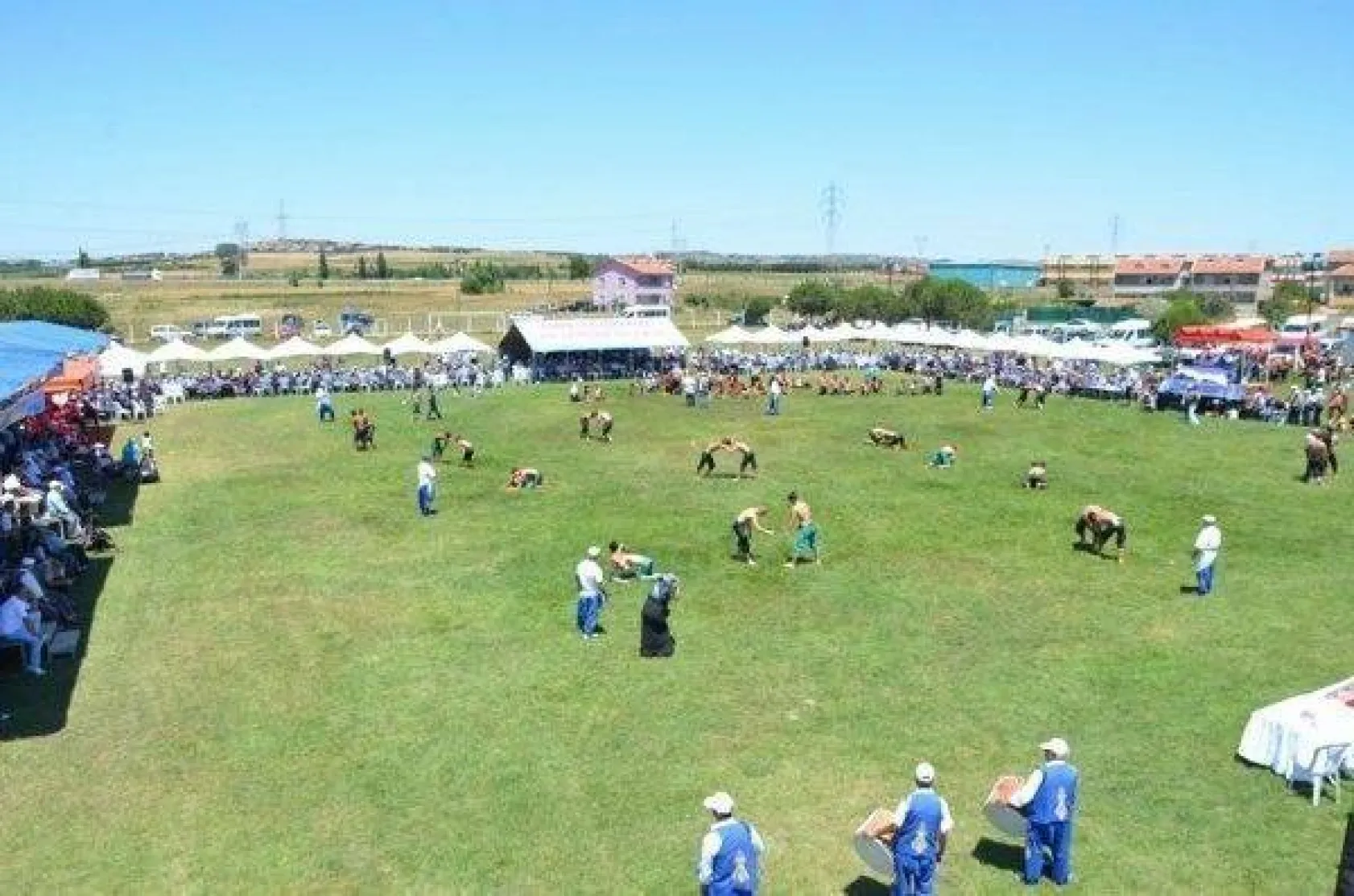 400 Güreşçi Silivri Er Meydanında Yarıştı