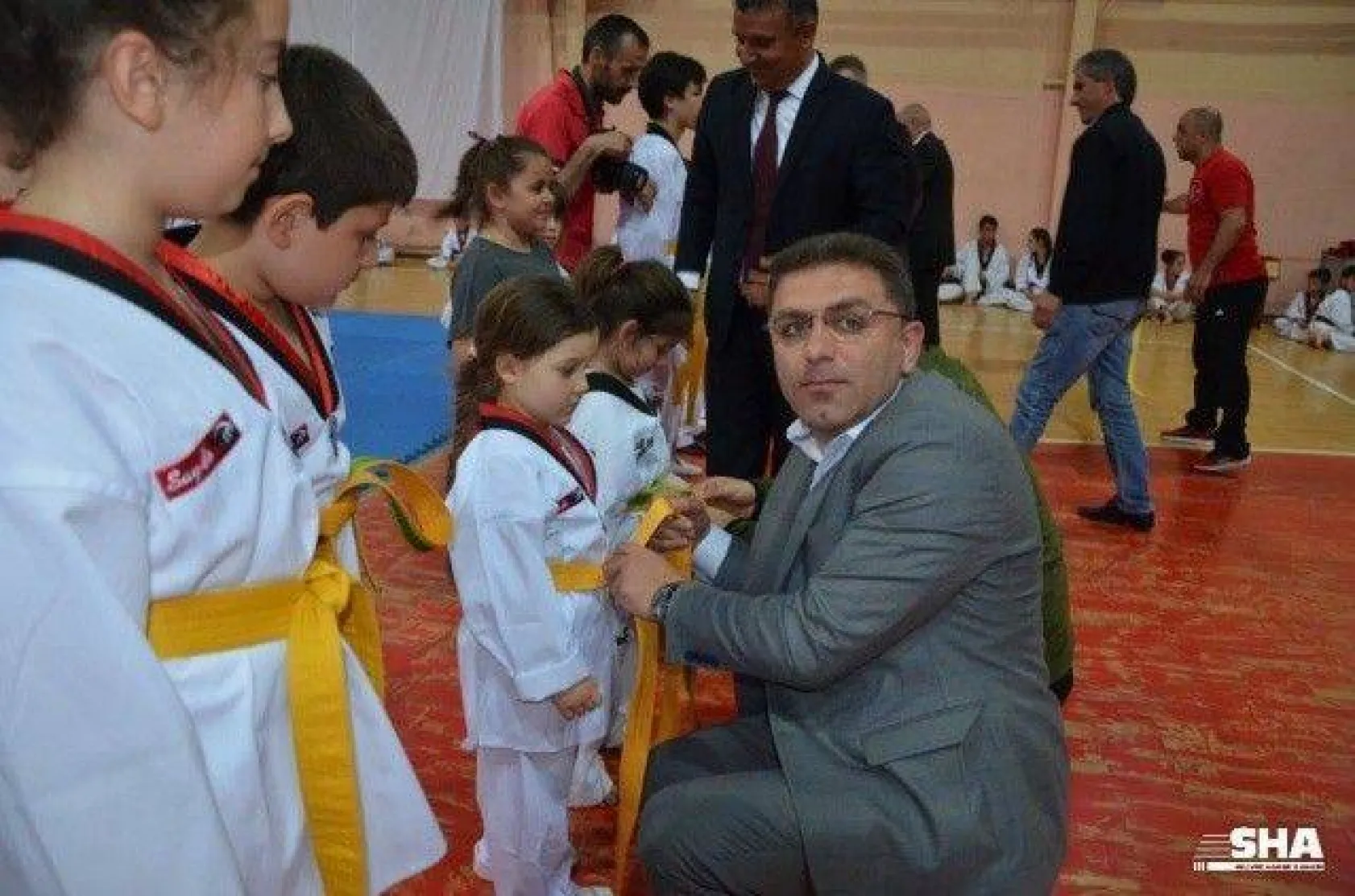 Genç Taekwondocular kuşak heyecanı yaşadı