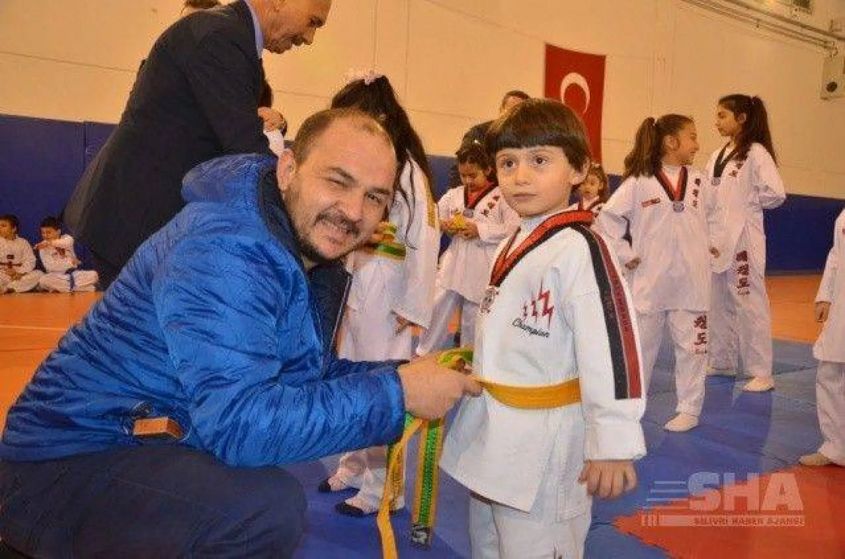 Kuşak heyecanı yaşadılar