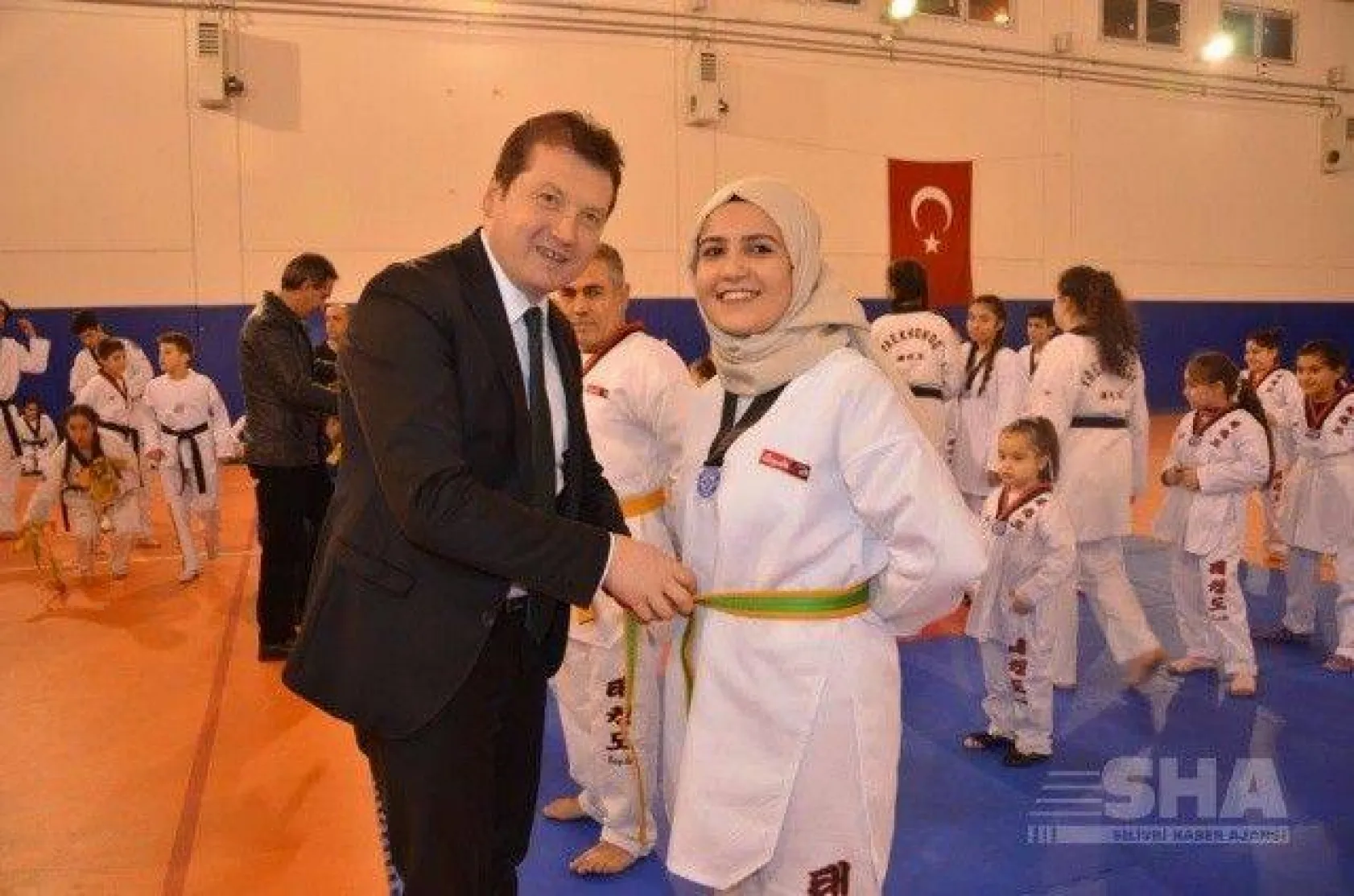 Kuşak heyecanı yaşadılar