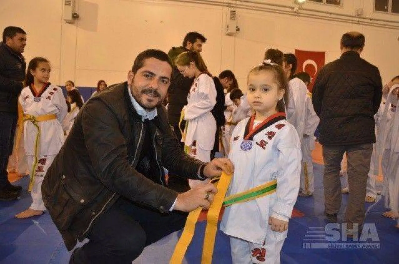 Kuşak heyecanı yaşadılar