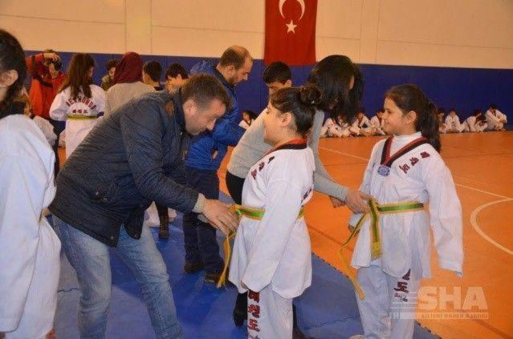 Kuşak heyecanı yaşadılar