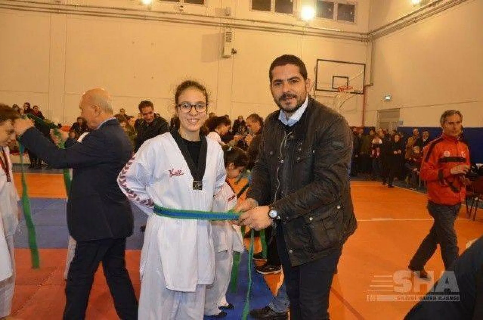 Kuşak heyecanı yaşadılar