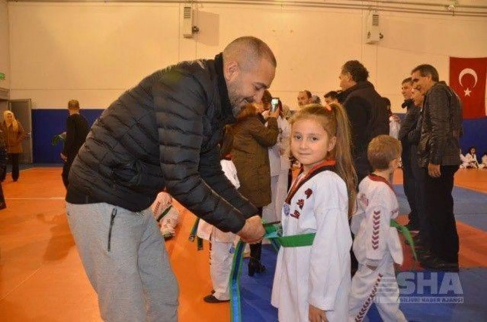 Kuşak heyecanı yaşadılar