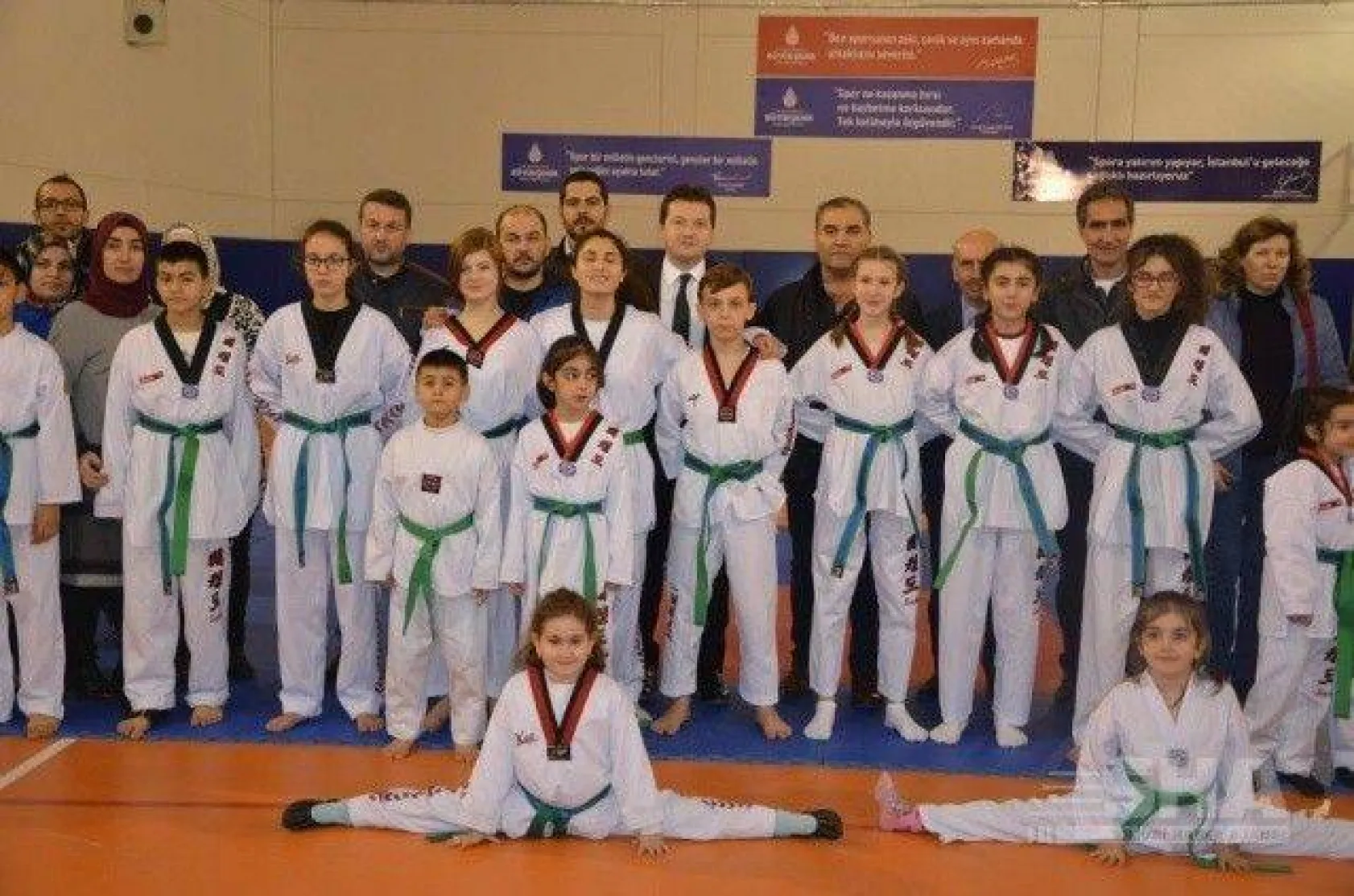 Kuşak heyecanı yaşadılar