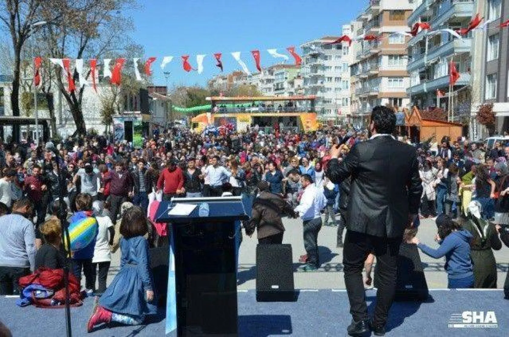 Silivri'de Karadeniz rüzgarları esti