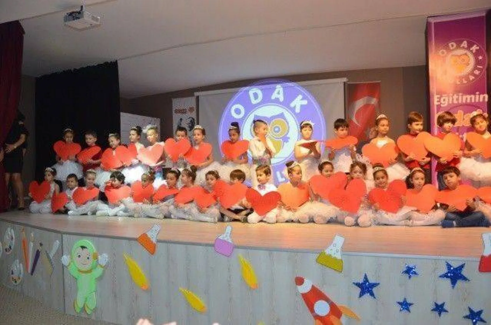 ODAK'lı öğrencilerinin mezuniyet heyecanı