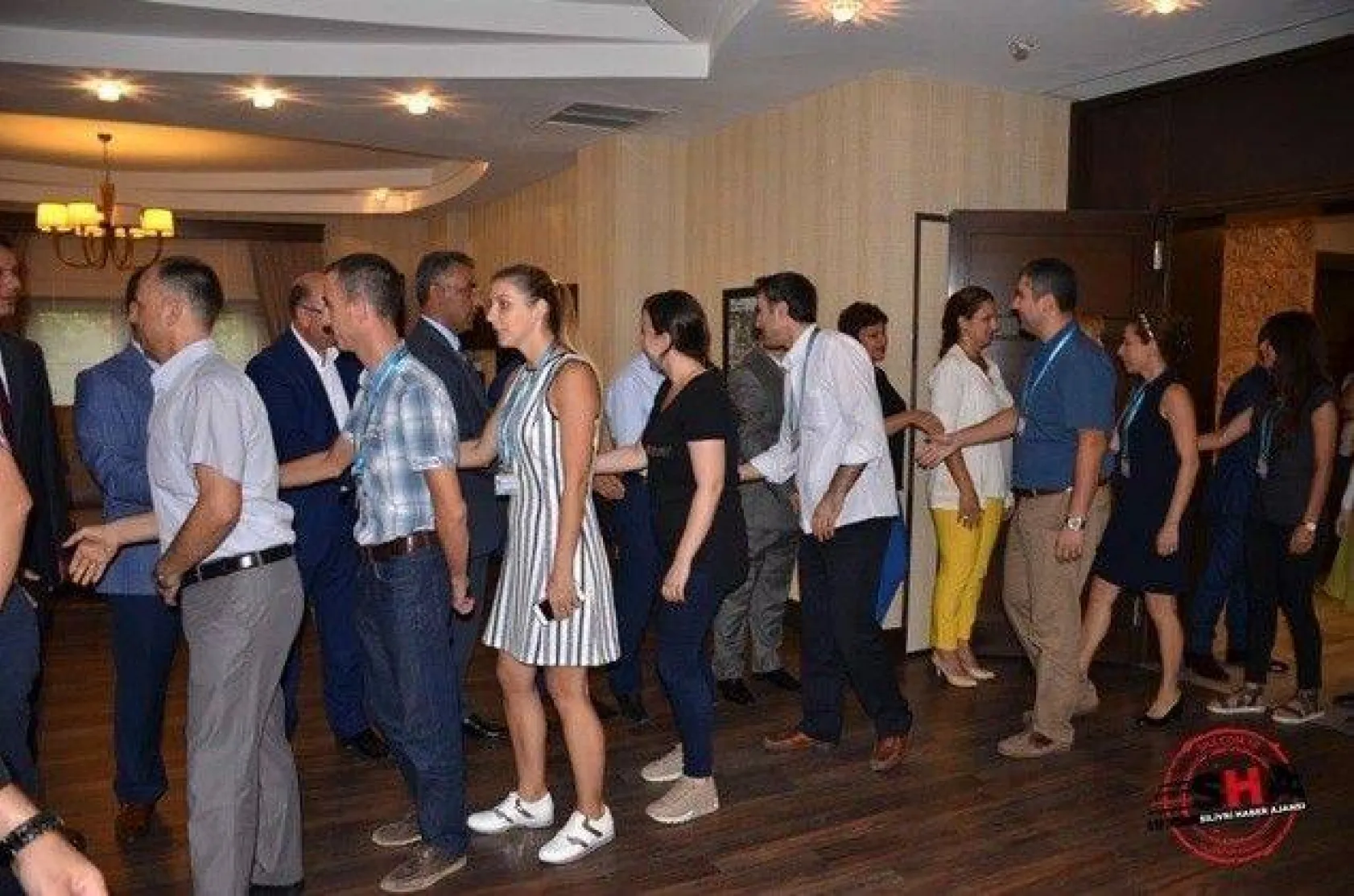 Işıklar personeliyle bayramlaştı