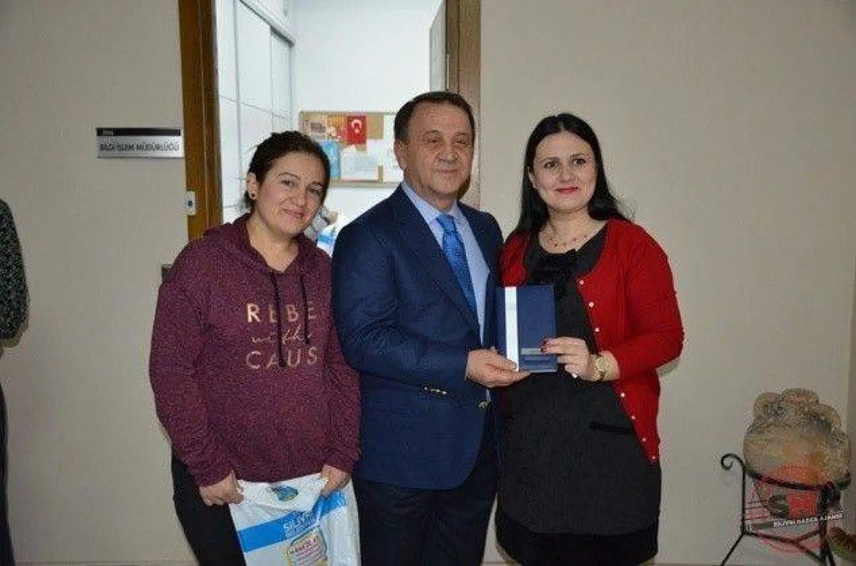 Işıklar personelinin yeni yılını kutladı