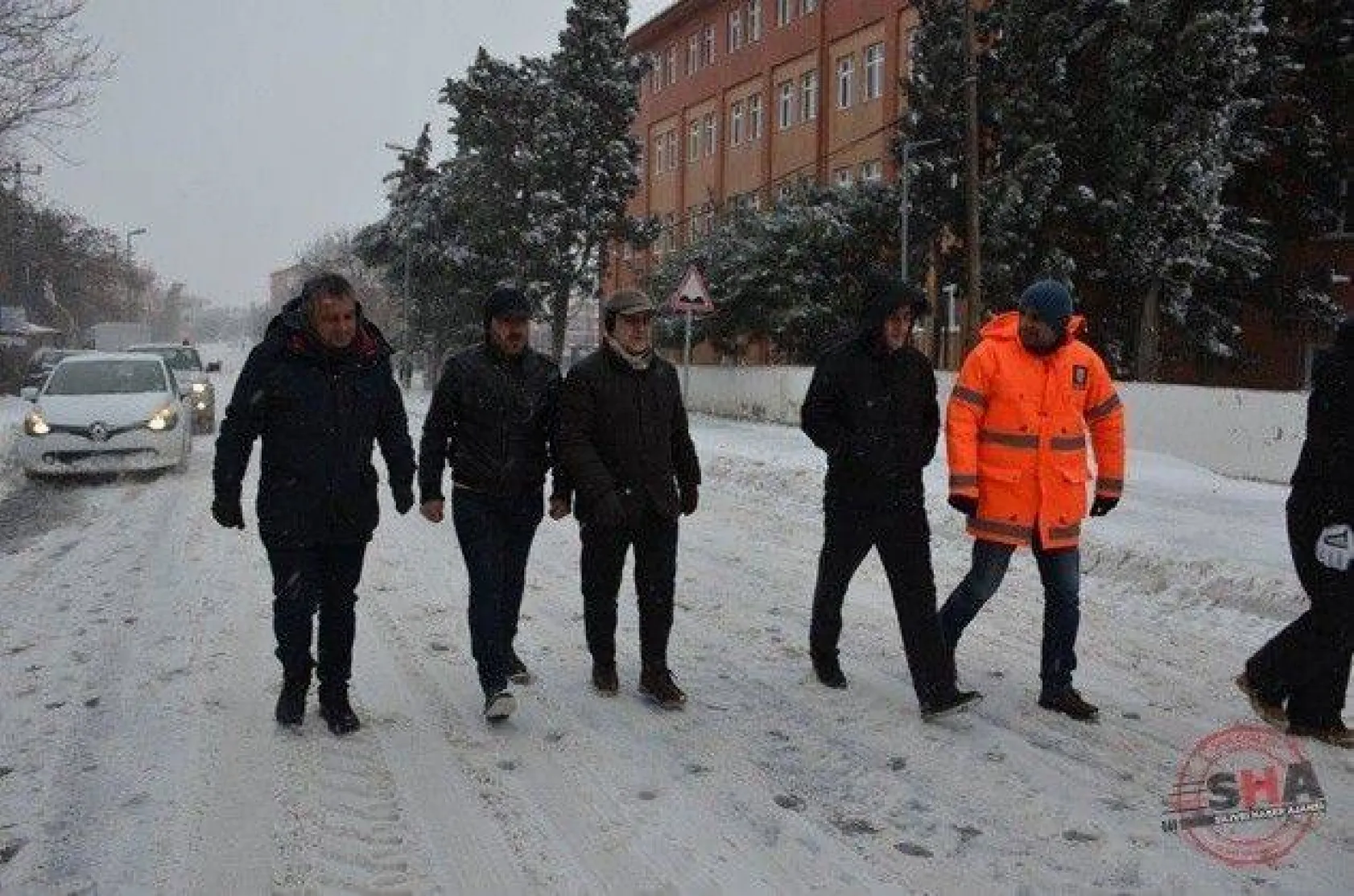 Silivri Belediyesi'nin karla mücadele çalışmaları