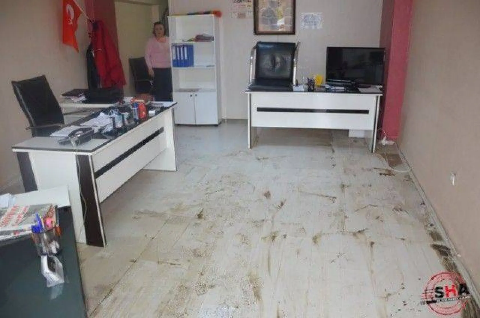 Silivri'de yağan yağmur etkili oldu