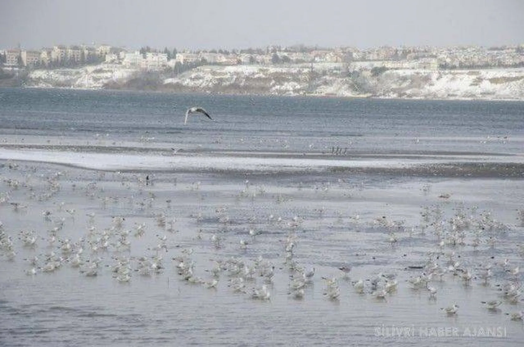 Silivri Beyaza Büründü