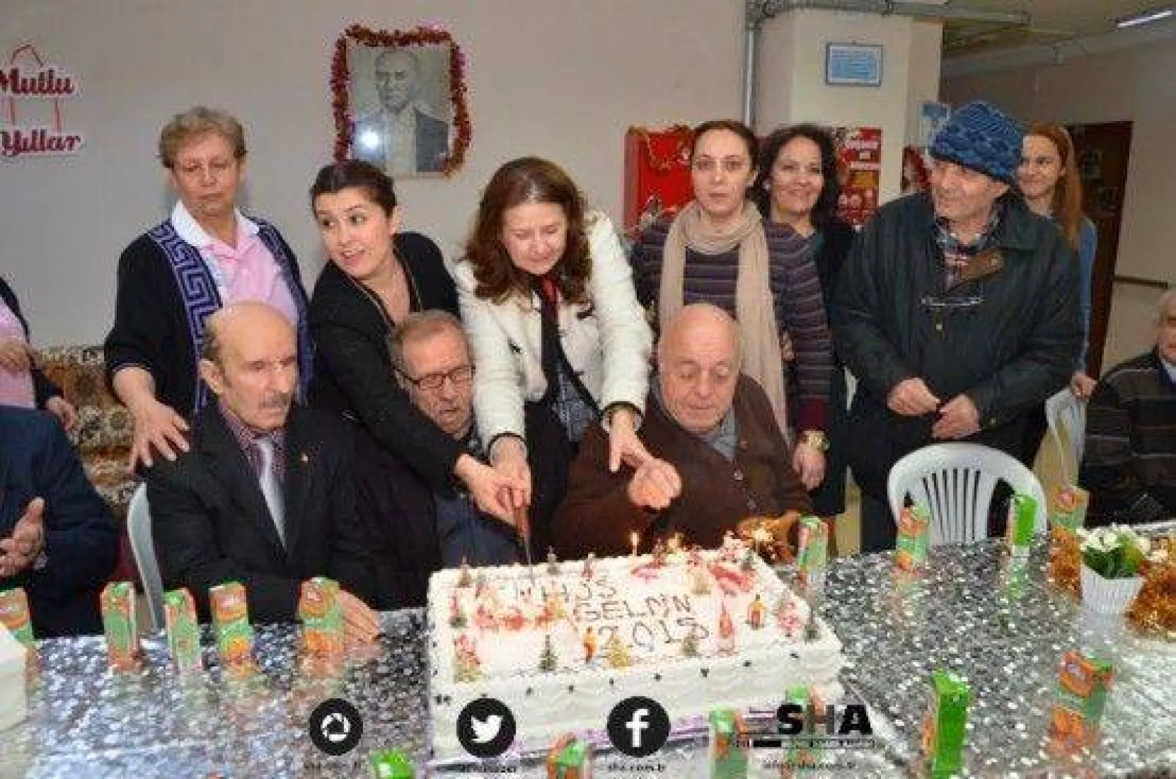 Huzur Evi Sakinleri Yeni Yılı Erken Kutladı