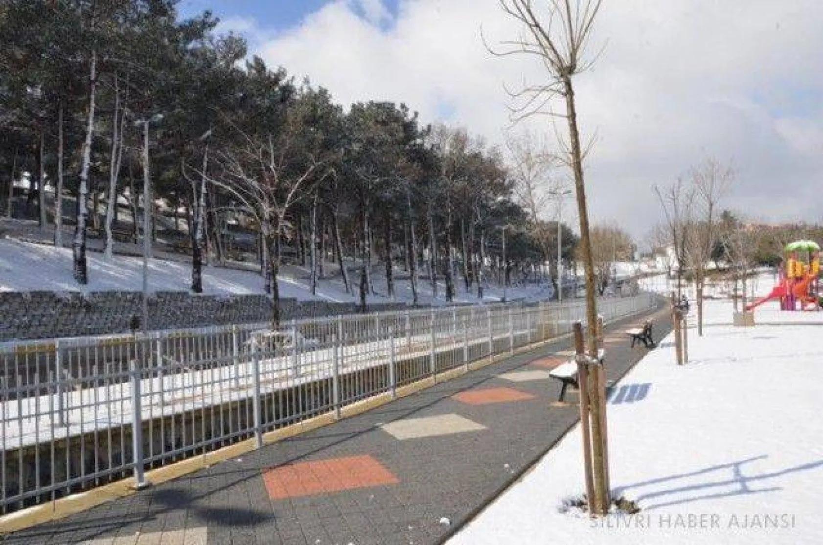 Silivri Beyaza Büründü