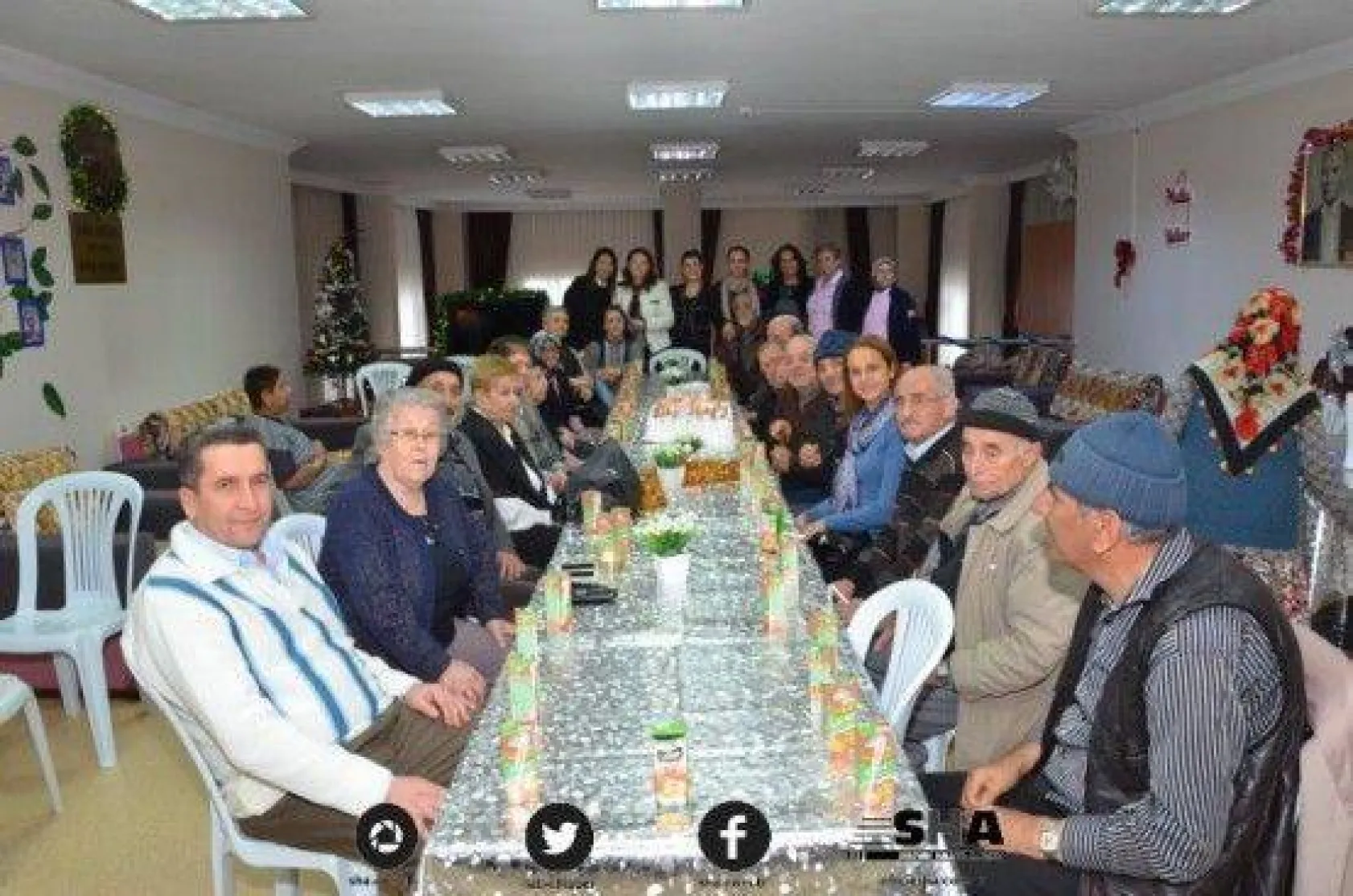 Huzur Evi Sakinleri Yeni Yılı Erken Kutladı