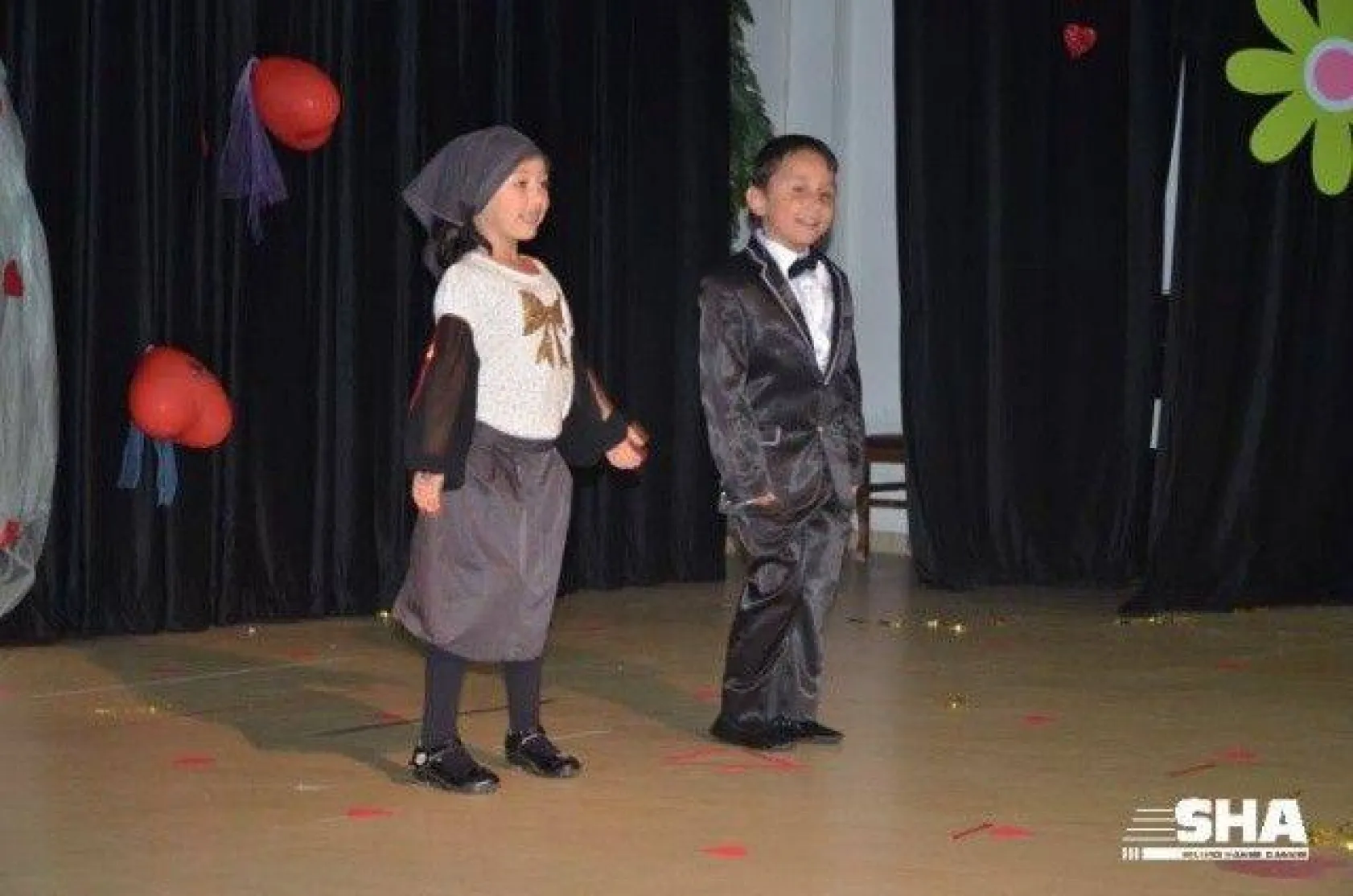 Anaokulu öğrencileri hünerlerini sergiledi.