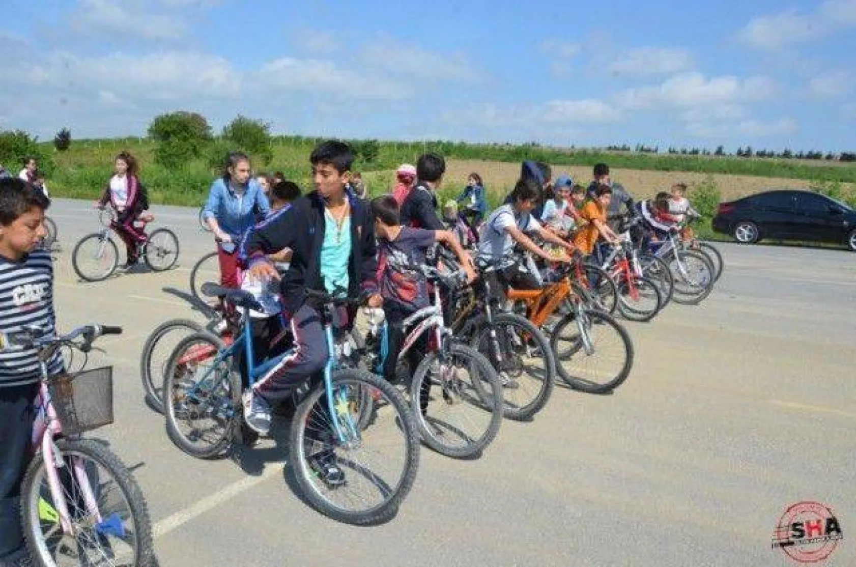 Çocuklar Cumhuriyet Parkı'nda Pedal Çevirdi