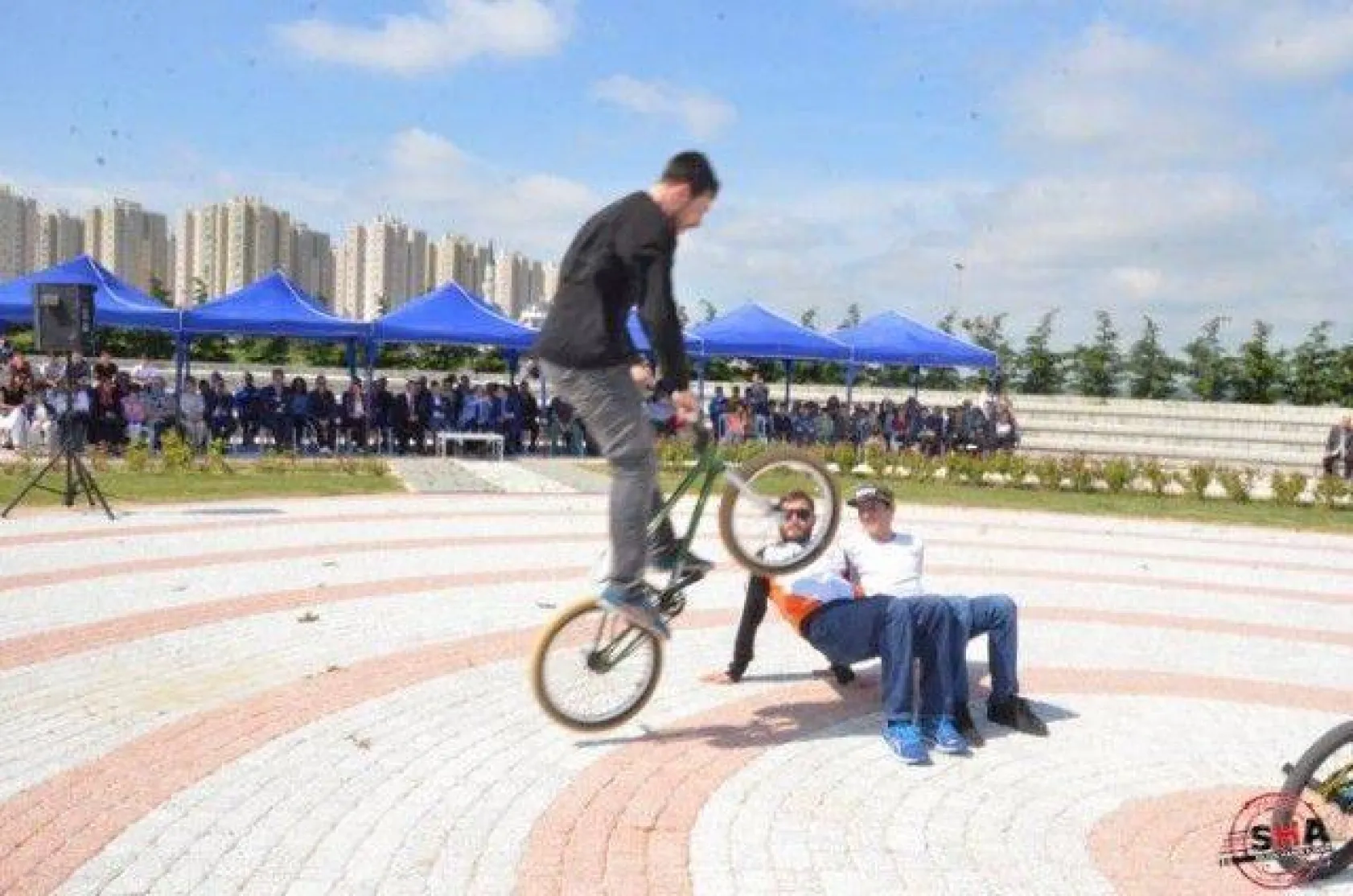 Çocuklar Cumhuriyet Parkı'nda Pedal Çevirdi