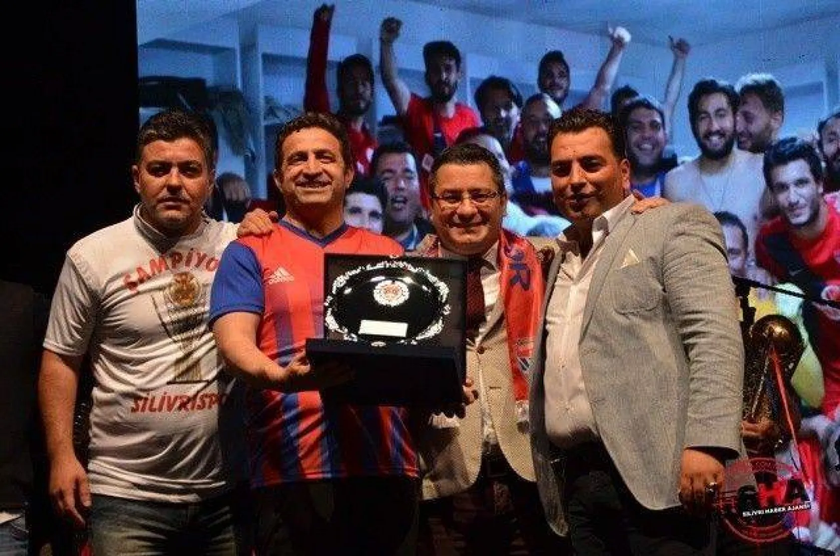 Silivrispor şampiyonluk kutlaması