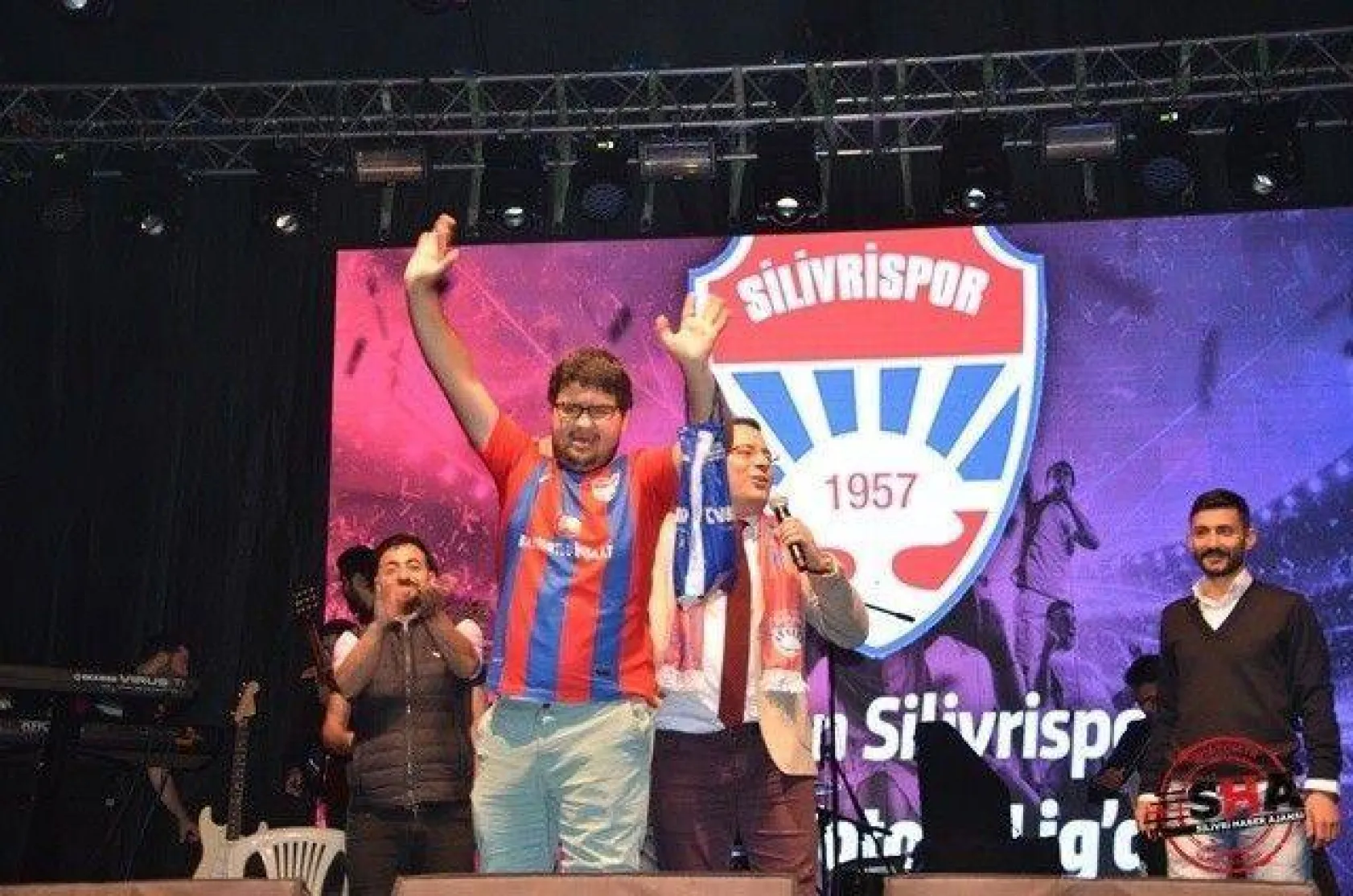 Silivrispor şampiyonluk kutlaması