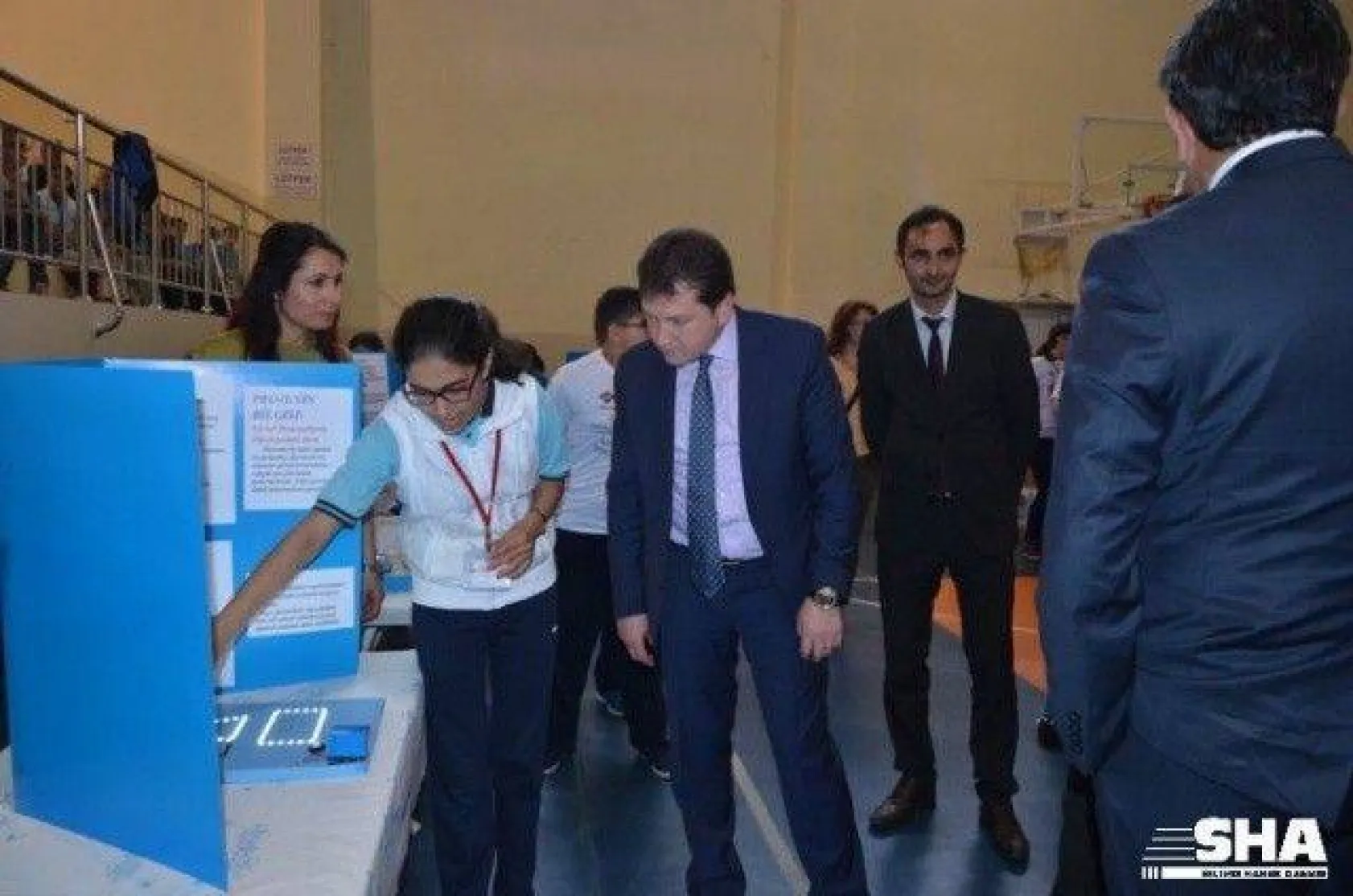 Ortaokul öğrencilerinden bilim fuarı