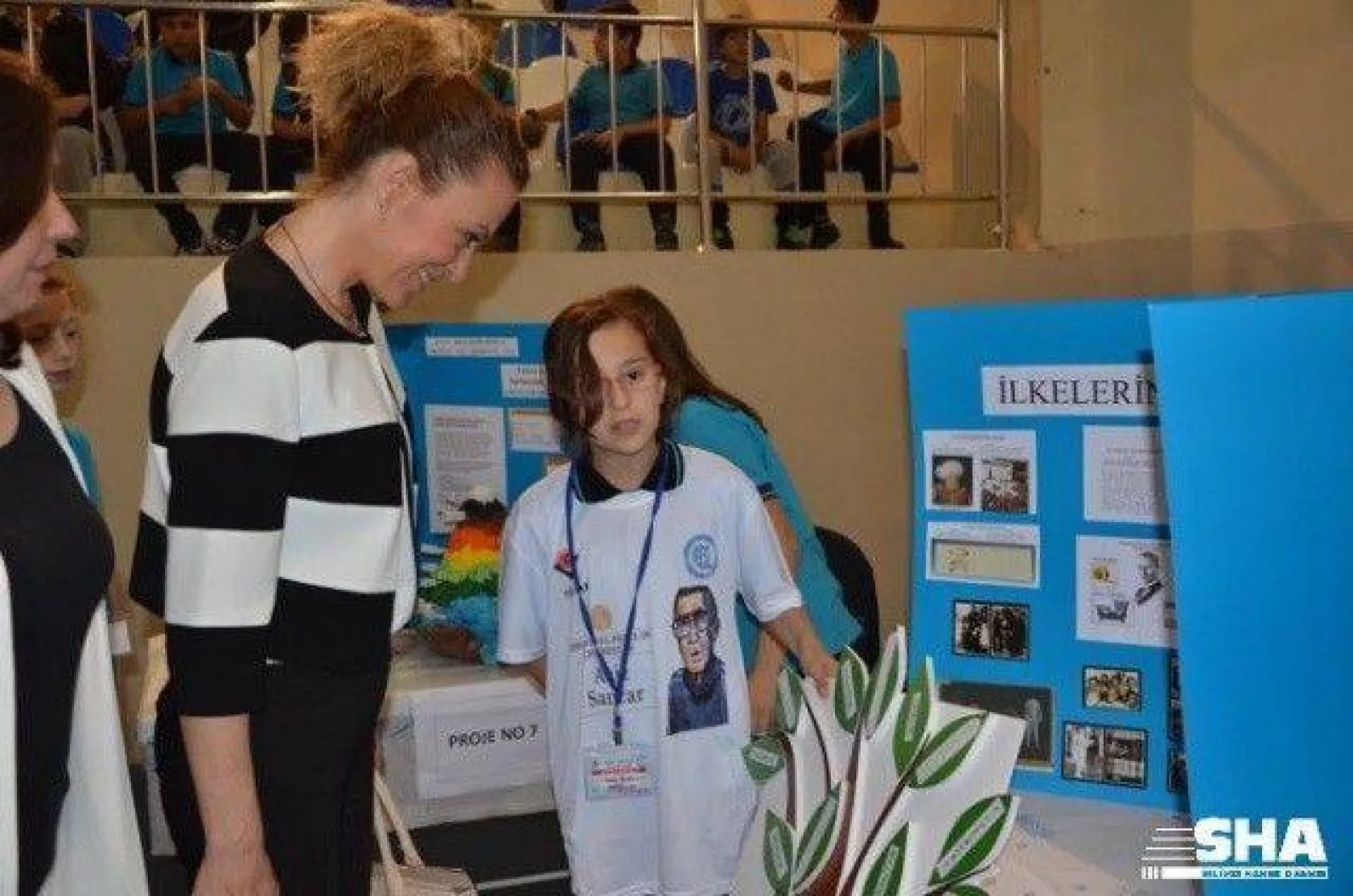 Ortaokul öğrencilerinden bilim fuarı