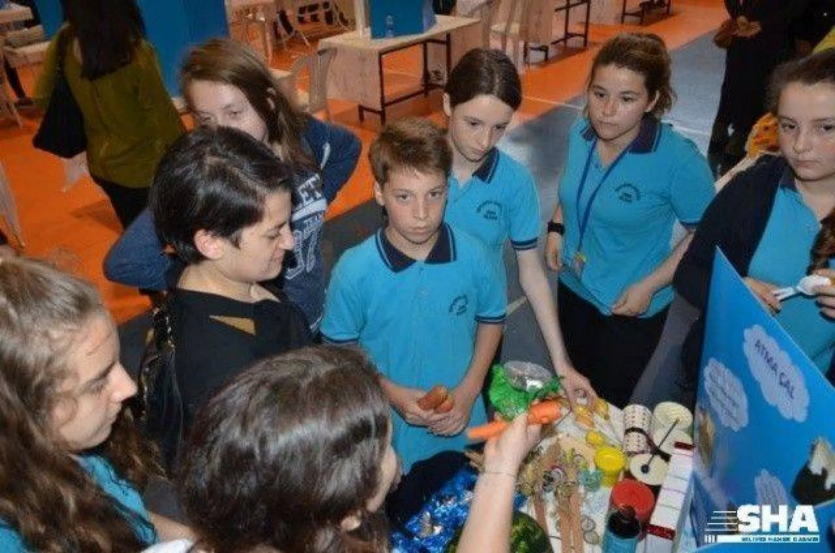 Ortaokul öğrencilerinden bilim fuarı