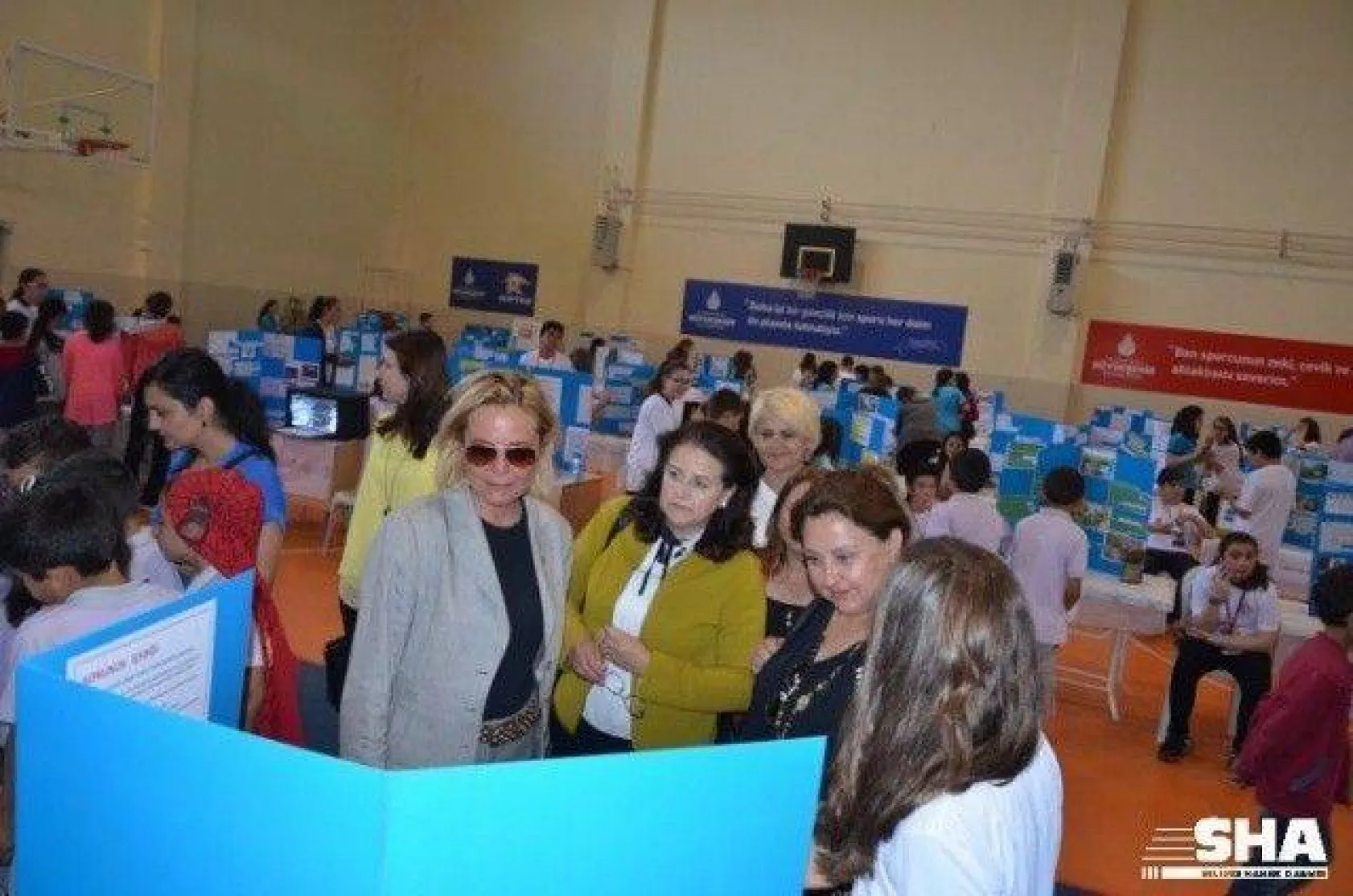 Ortaokul öğrencilerinden bilim fuarı