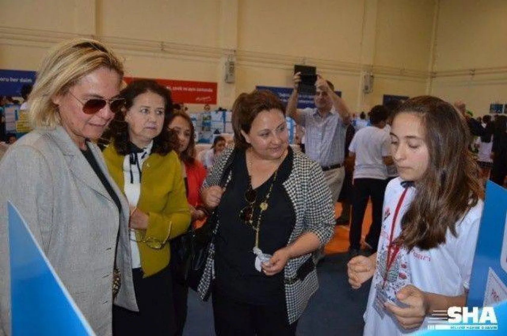 Ortaokul öğrencilerinden bilim fuarı