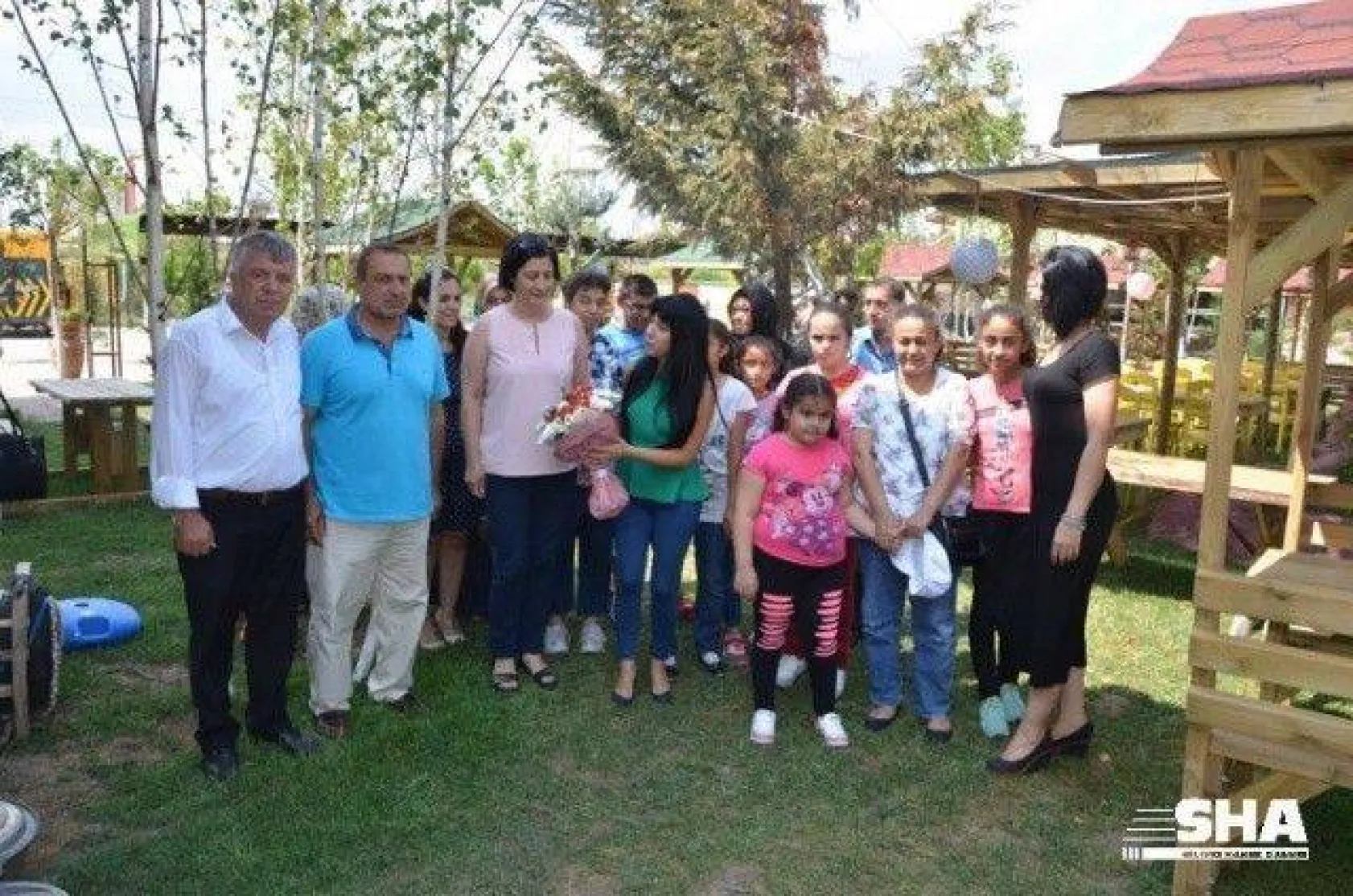 Özel öğrenciler bayramı erken kutladı.