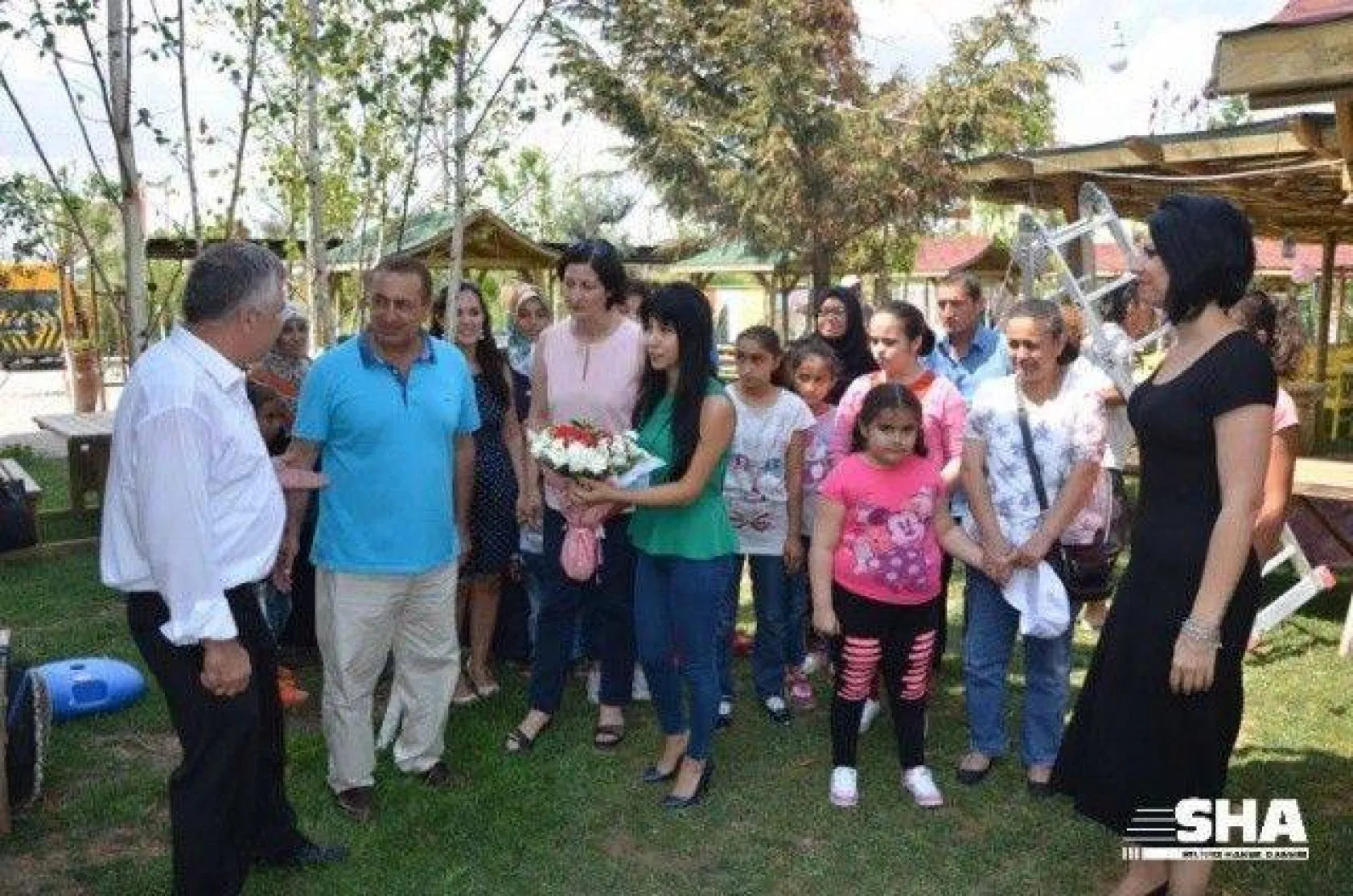 Özel öğrenciler bayramı erken kutladı.