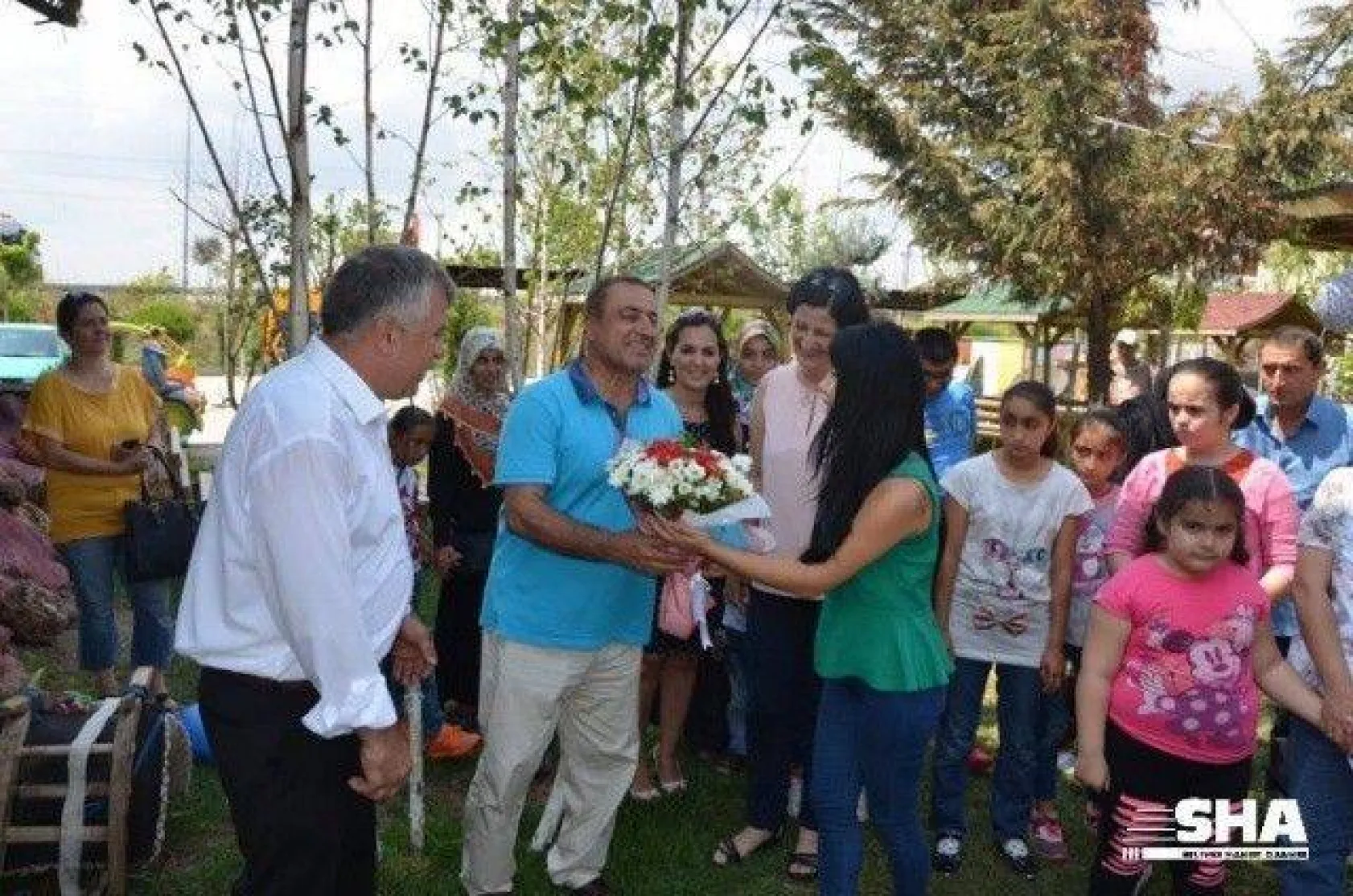 Özel öğrenciler bayramı erken kutladı.